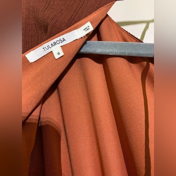 Tularosa Della Dress in Rust Color:Rust size small - Picture 9 of 12